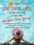 June leads lunch
