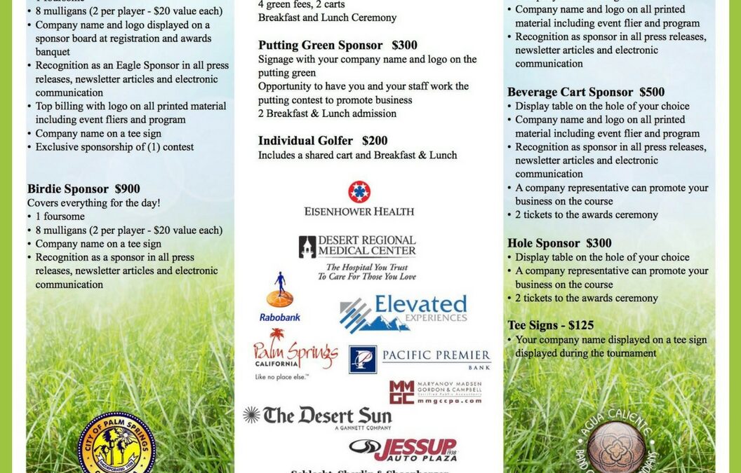 Palm Springs Golf Tournament Brochure (1)