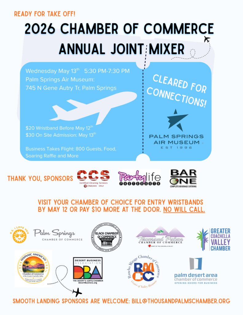 All Valley Chambers Mixer Flyer