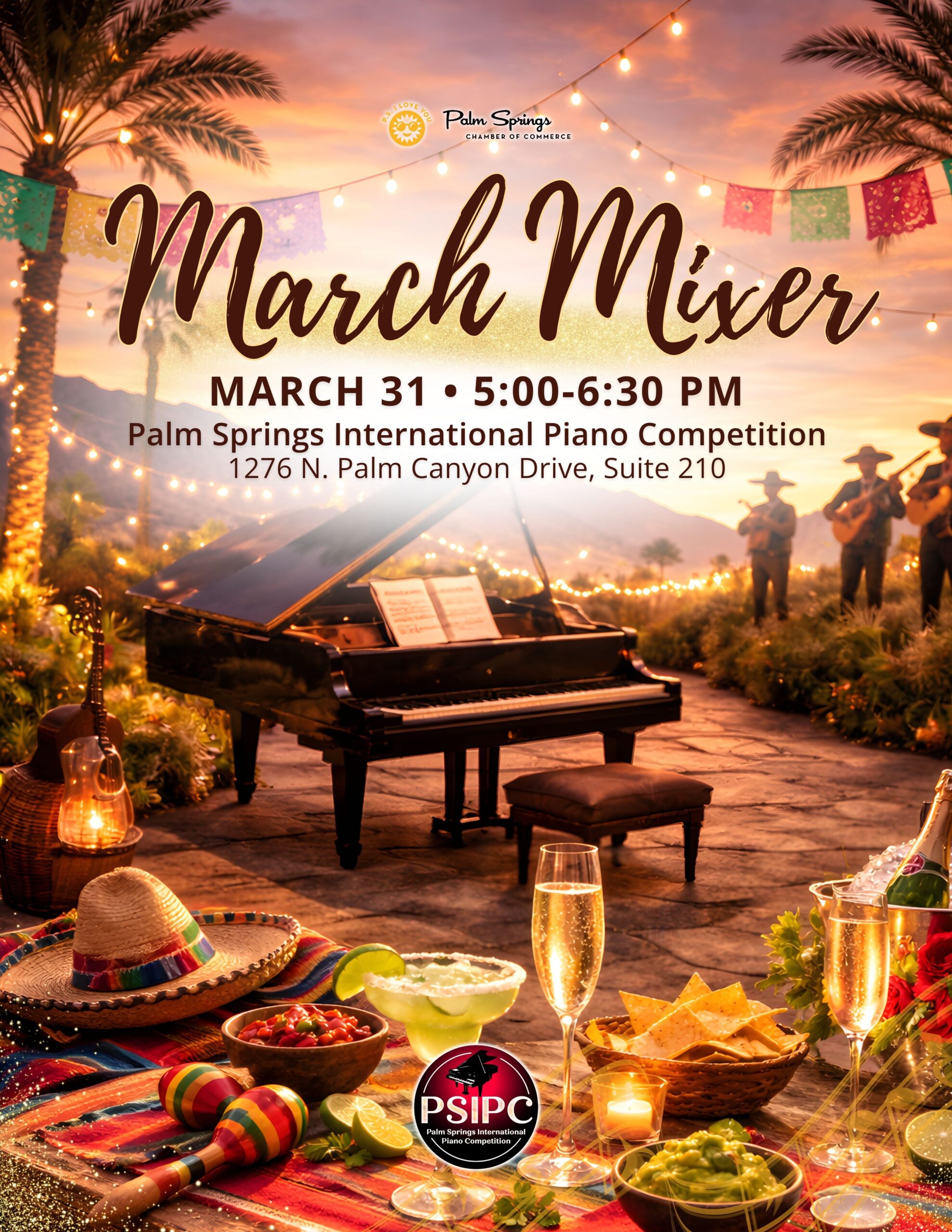 Palm Springs Chamber March Mixer at Palm Springs International Piano Competition